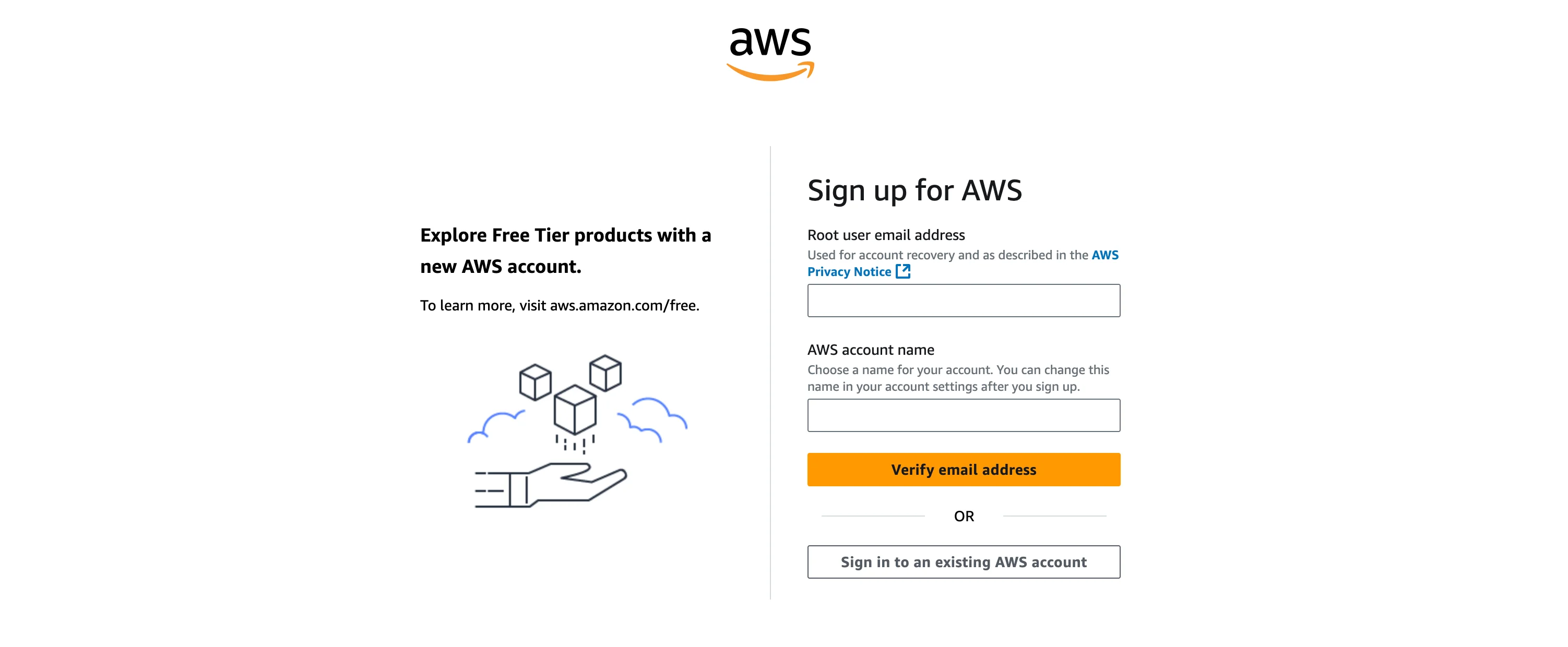 AWS Registration